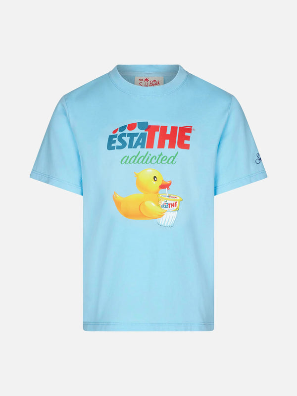 Kinder-T-Shirt aus Baumwolle mit Enten-Estathé-Print | ESTATHE-SONDERAUSGABE