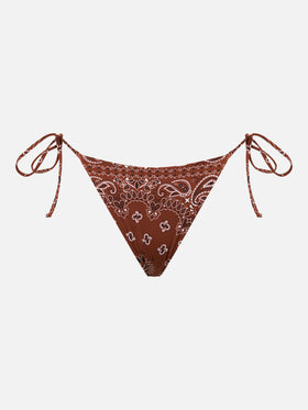 Slip mare donna bandana con laccetti laterali