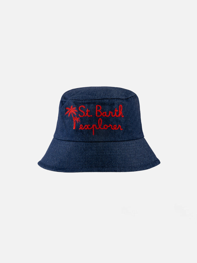 Mc2 Saint Barth Cappello da pescatore in denim