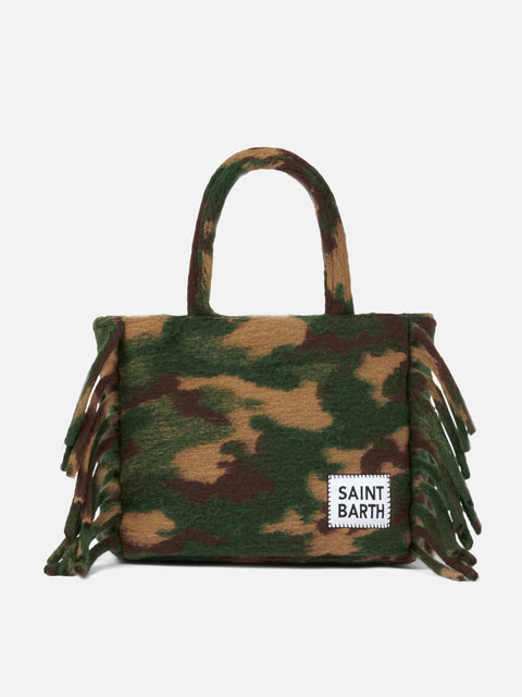 Colette blanket handbag with camouflage print - MC2 Saint Barth