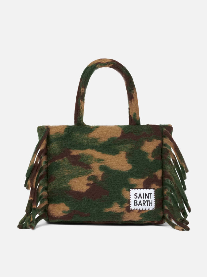 Mc2 Saint Barth Borsa Colette coperta con stampa mimetica