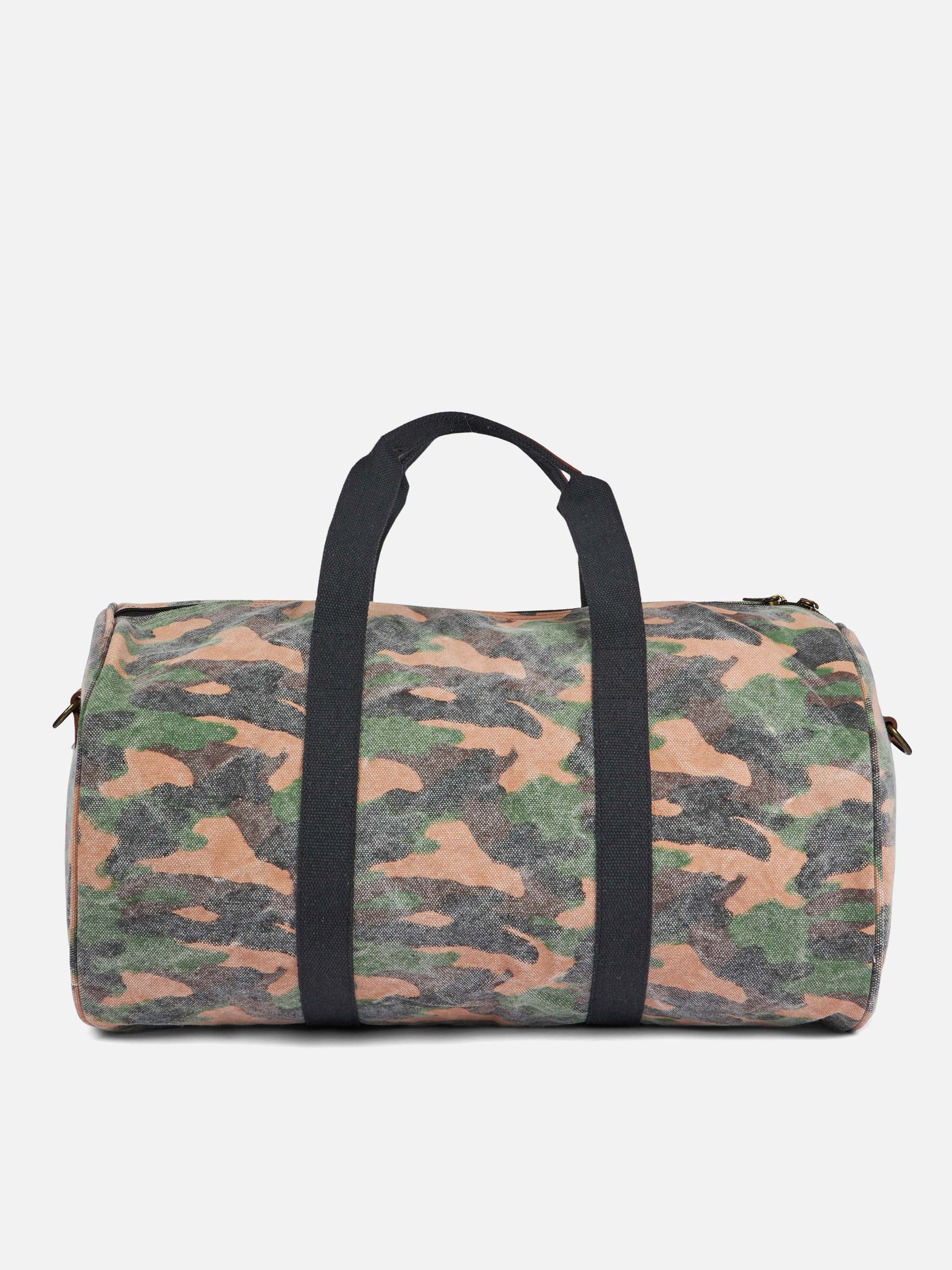 Travel duffel bag with camouflage print - MC2 Saint Barth