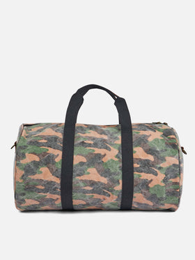 Travel duffel bag with camouflage print - MC2 Saint Barth