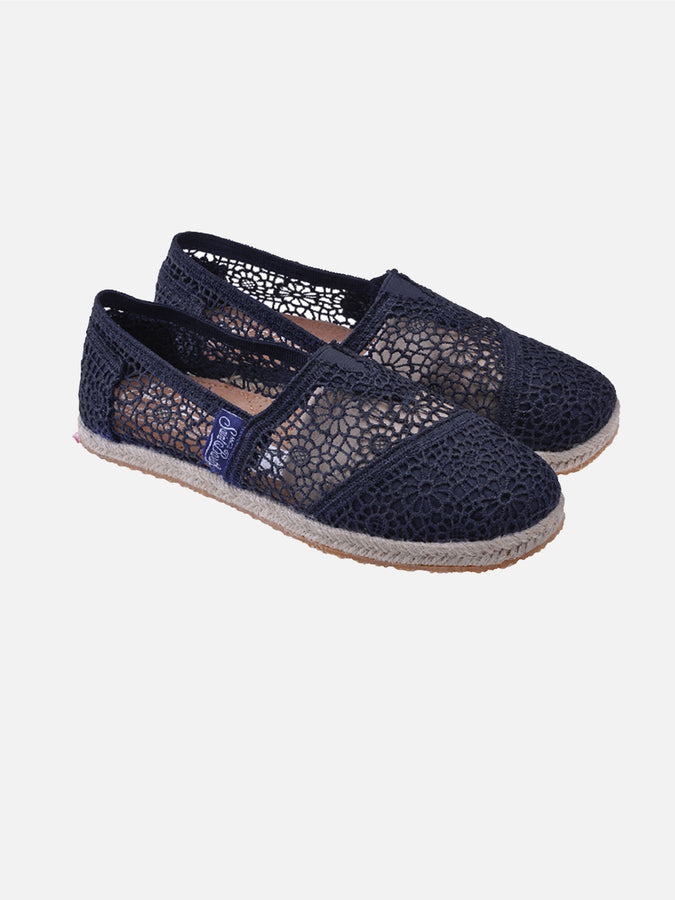 Mc2 Saint Barth Espadrillas macramè nere per donna