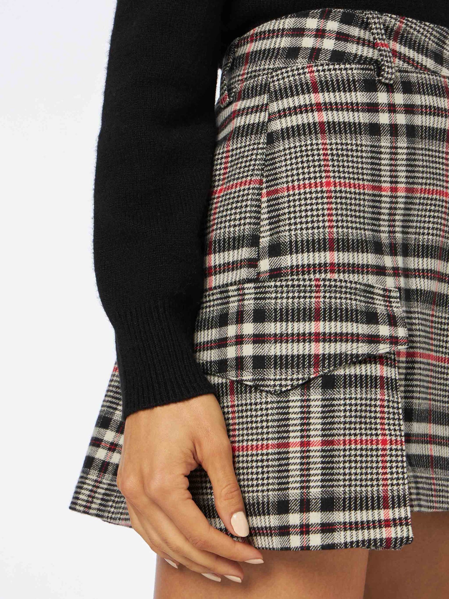 Woman cargo miniskirt with pockets - MC2 Saint Barth