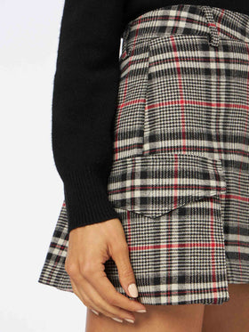 Woman cargo miniskirt with pockets - MC2 Saint Barth