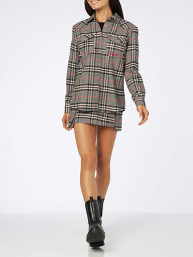 Woman cargo miniskirt with pockets - MC2 Saint Barth