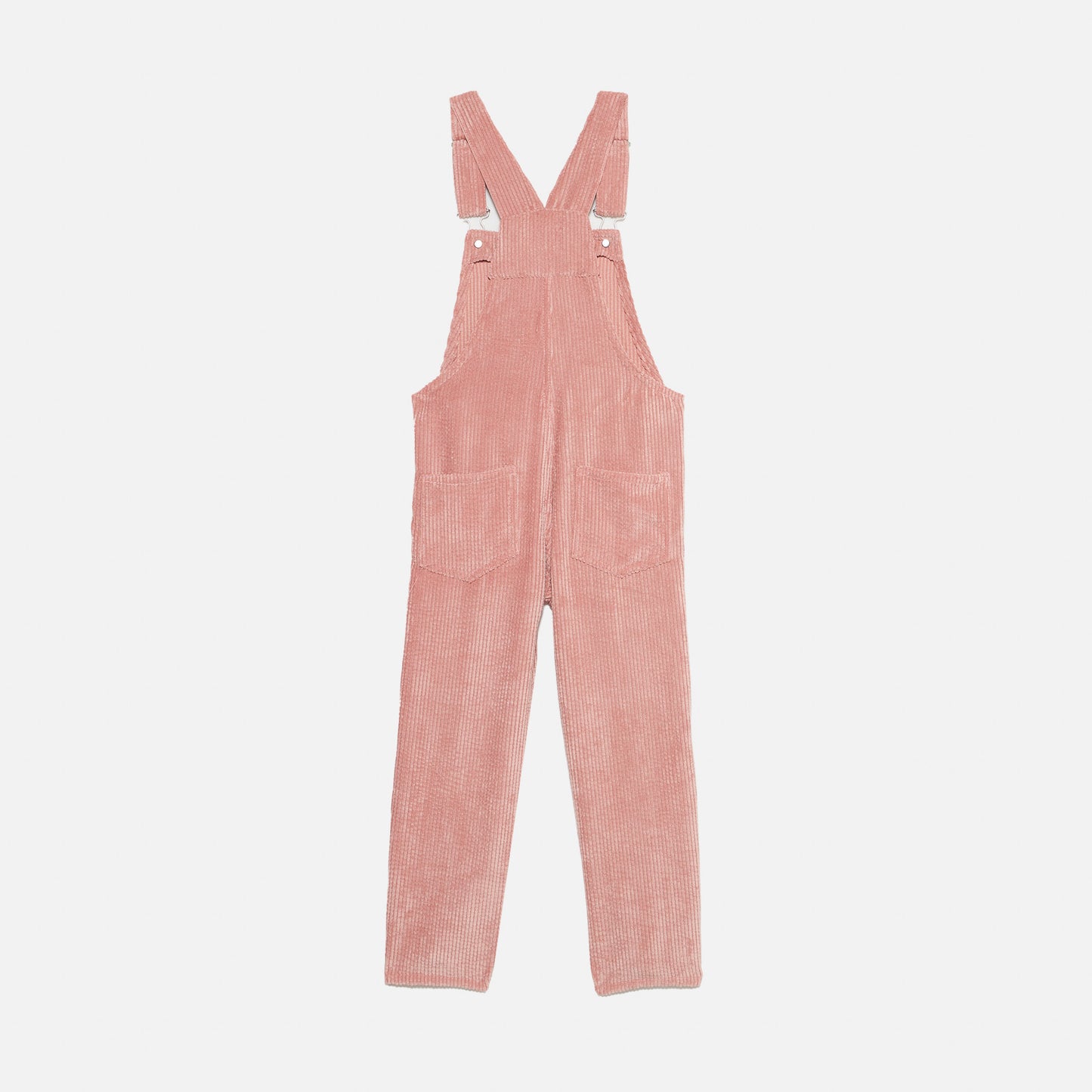Girl pink corduroy salopette with St. Barth embroidery - MC2 Saint Barth