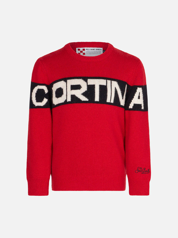 Boy sweater with Cortina embroidery