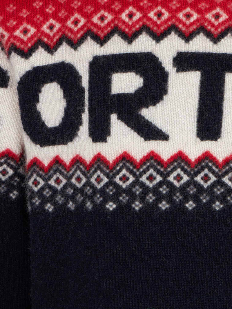 Maglia da bambino con scritta Cortina