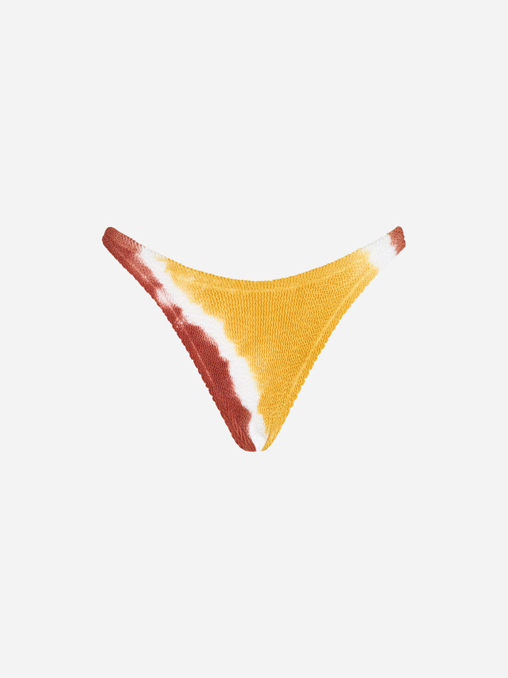 Slip da bagno sgambato da donna crinkle