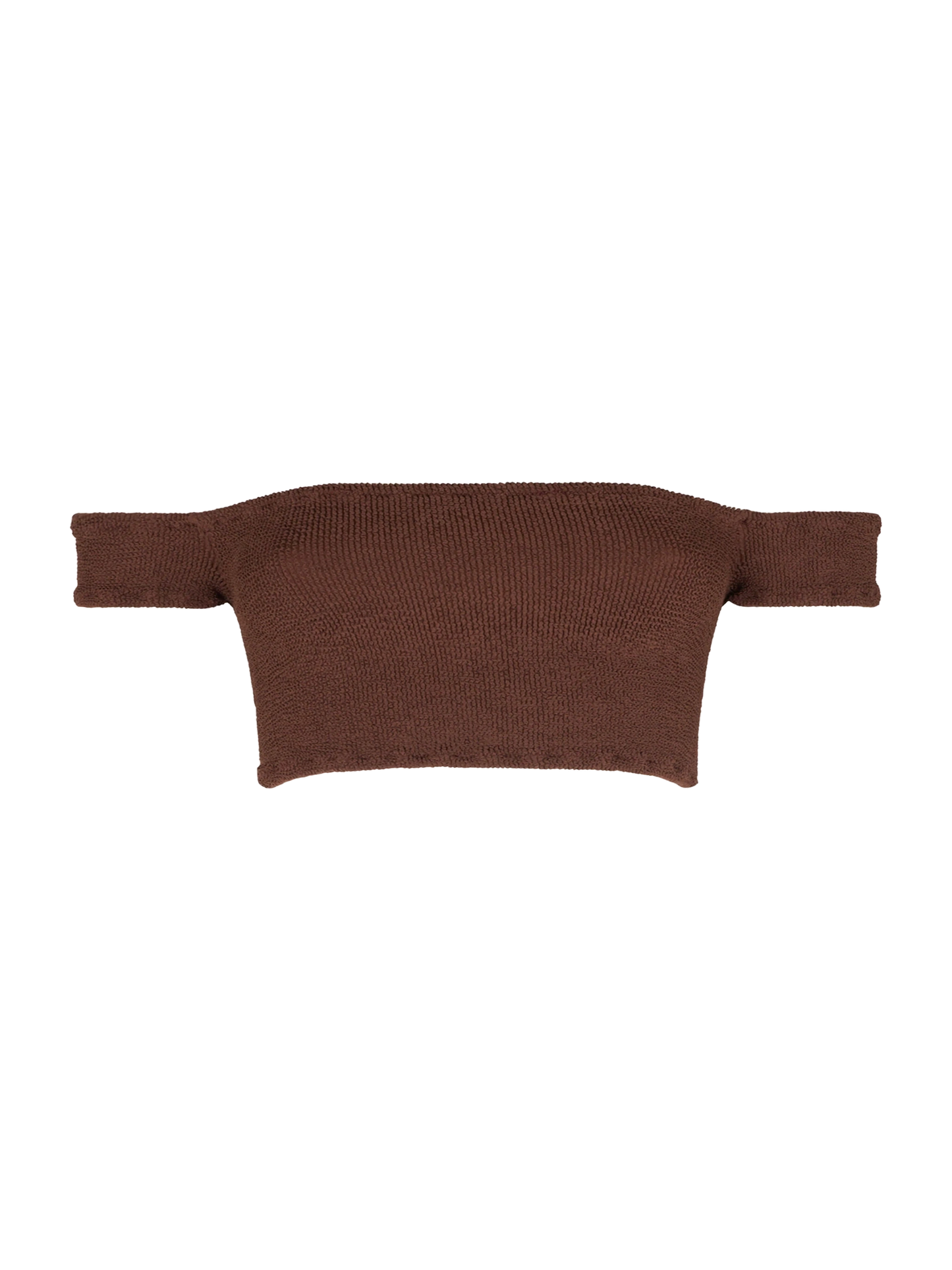 Woman crinkle wide shoulder strap top swimsuit - MC2 Saint Barth