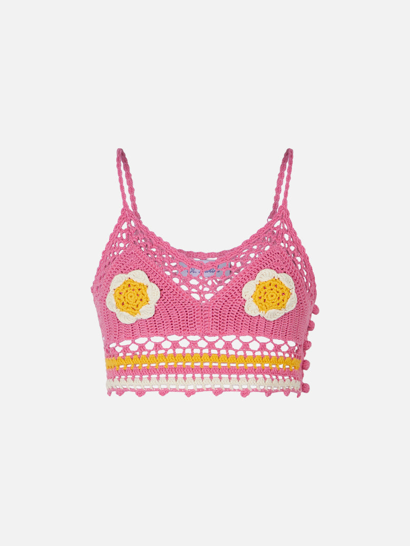 Daisy crochet top