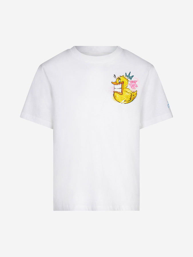 Mc2 Saint Barth T-shirt da bambino con stampa papera Crypto | CRYPTO PUPPETS® EDIZIONE SPECIALE