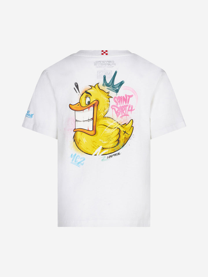 Boy t-shirt with Crypto duck print | CRYPTO PUPPETS® SPECIAL EDITION - MC2 Saint Barth