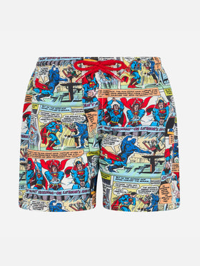Superman comics boy light fabric swim shorts | SUPERMAN WARNER BROS SPECIAL EDITION - MC2 Saint Barth