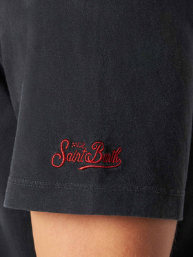 Man cotton vintage treatment t-shirt with Diabolik car and money printed | DIABOLIK SPECIAL EDITION - MC2 Saint Barth