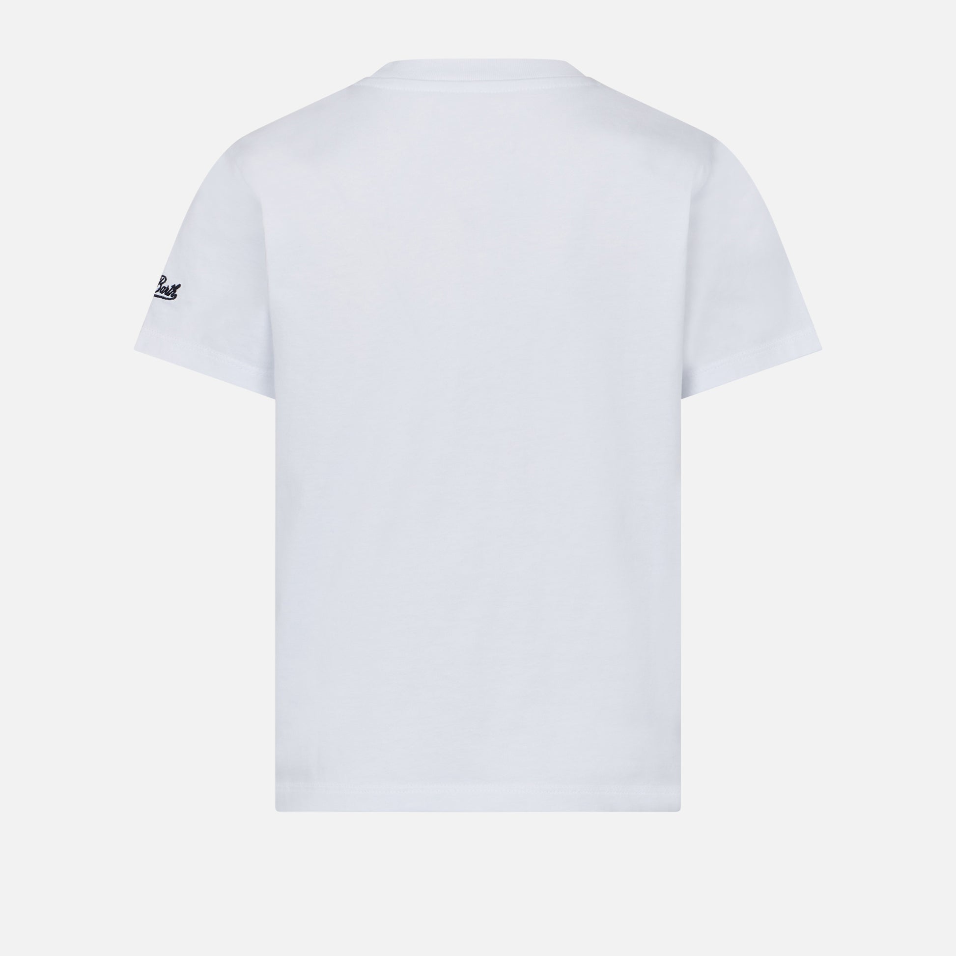 Girl t-shirt with Portami al mare! lettering - MC2 Saint Barth