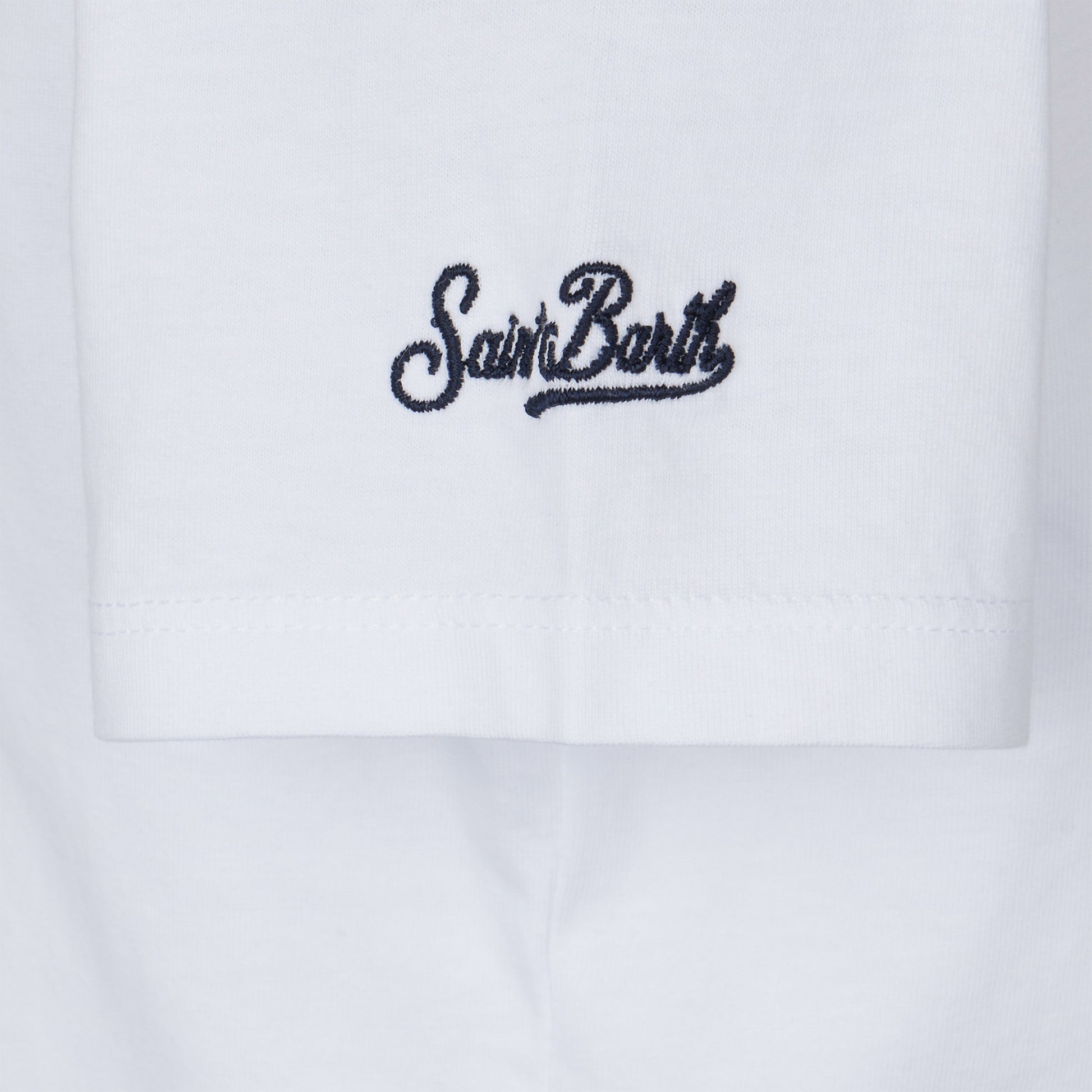 Girl t-shirt with Portami al mare! lettering - MC2 Saint Barth