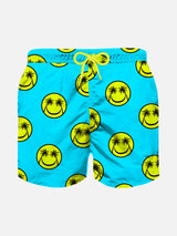 Jungen-Badeshorts mit Palmen-Print