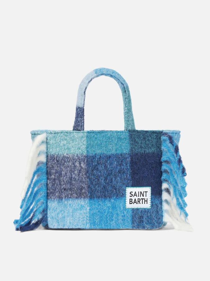 Mc2 Saint Barth Borsa Colette coperta con stampa check