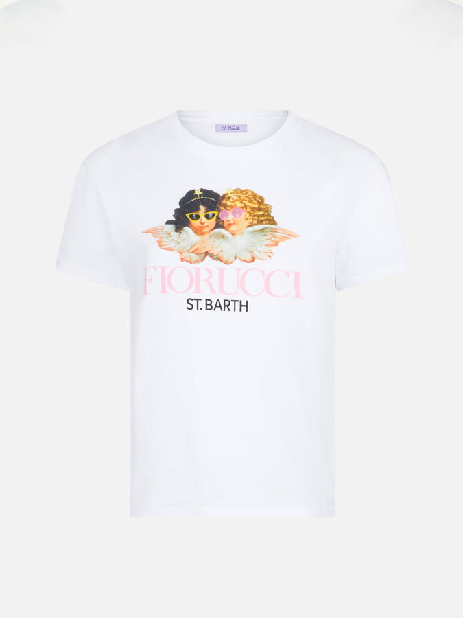 Mc2 Saint Barth T-shirt da donna in cotone con stampa Fiorucci | FIORUCCI EDIZIONE SPECIALE