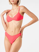 Damen-Bralette-Bikini in Neonrot