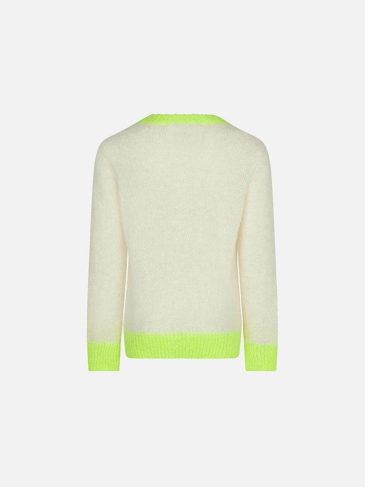 Boy crewneck sweater with handmade embroidery - MC2 Saint Barth