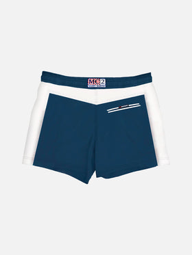 Boy swimshorts with bands and patch - MC2 Saint Barth