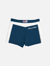 Boy swimshorts with bands and patch