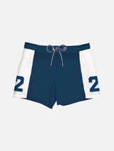 Boy swimshorts with bands and patch