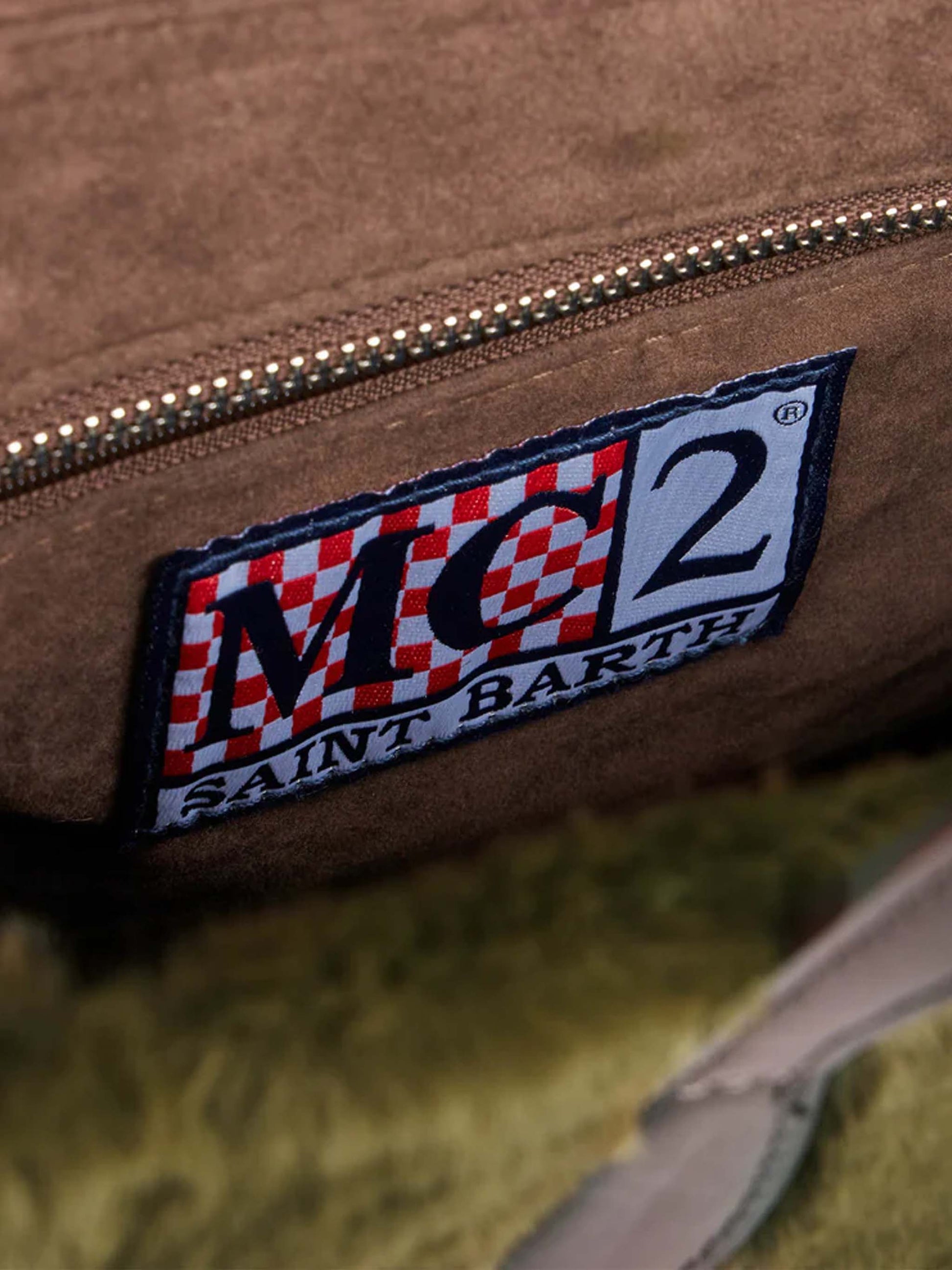 Vivian green faux fur handbag - MC2 Saint Barth