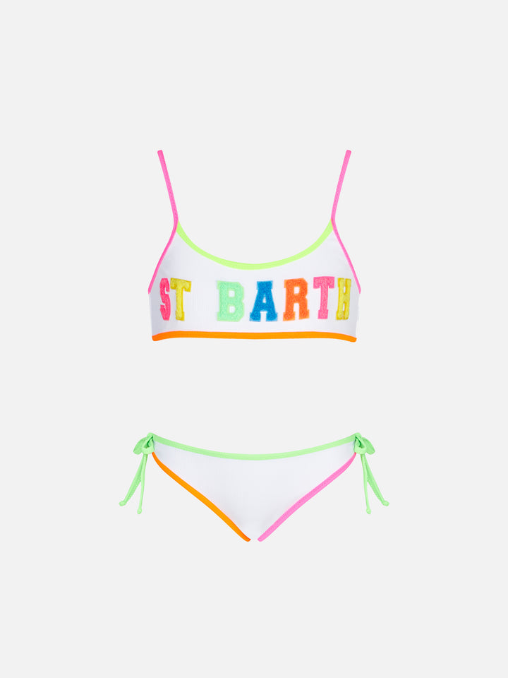 Girl white bralette bikini - MC2 Saint Barth
