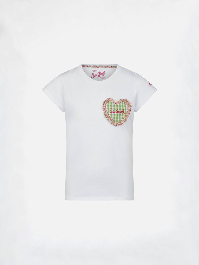 Mc2 Saint Barth T-shirt da bambina con cuore