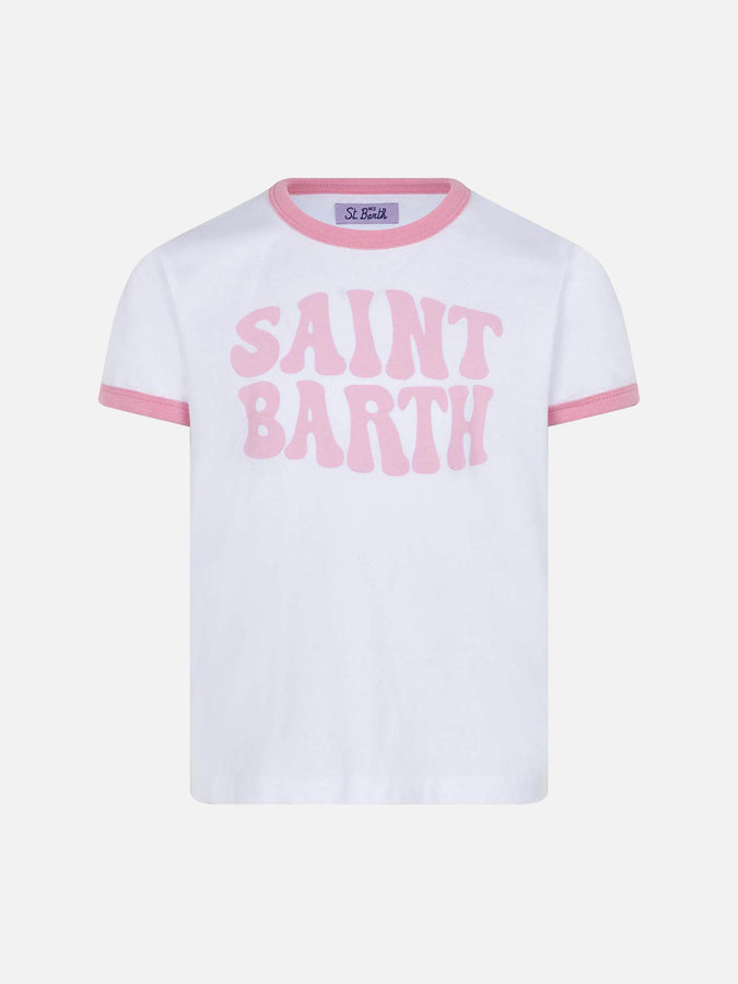 Mc2 Saint Barth T-shirt da bambina in cotone con stampa groovy di Saint Barth