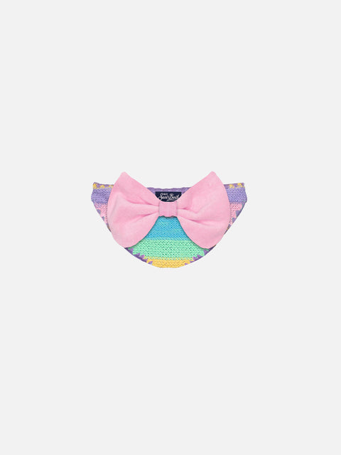 Girl pastel swim briefs - MC2 Saint Barth