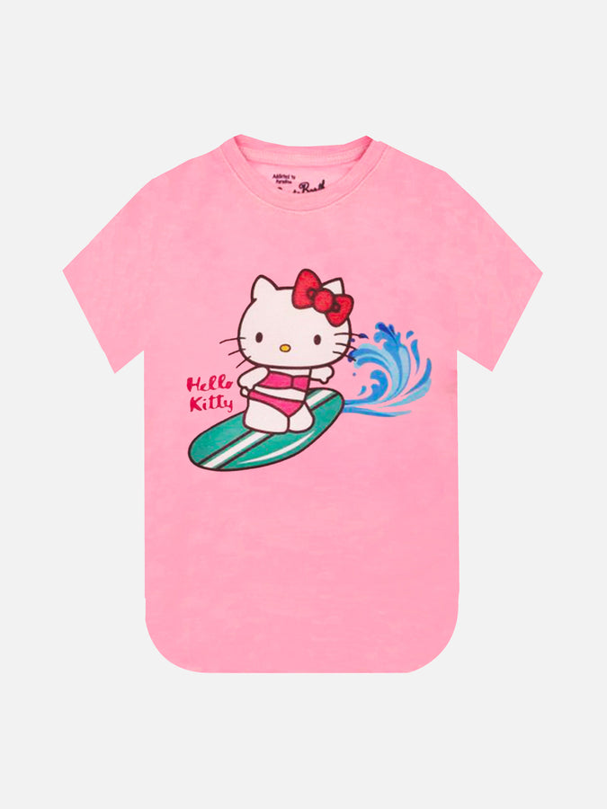 Mc2 Saint Barth T-shirt da bambina Surfing Hello Kitty