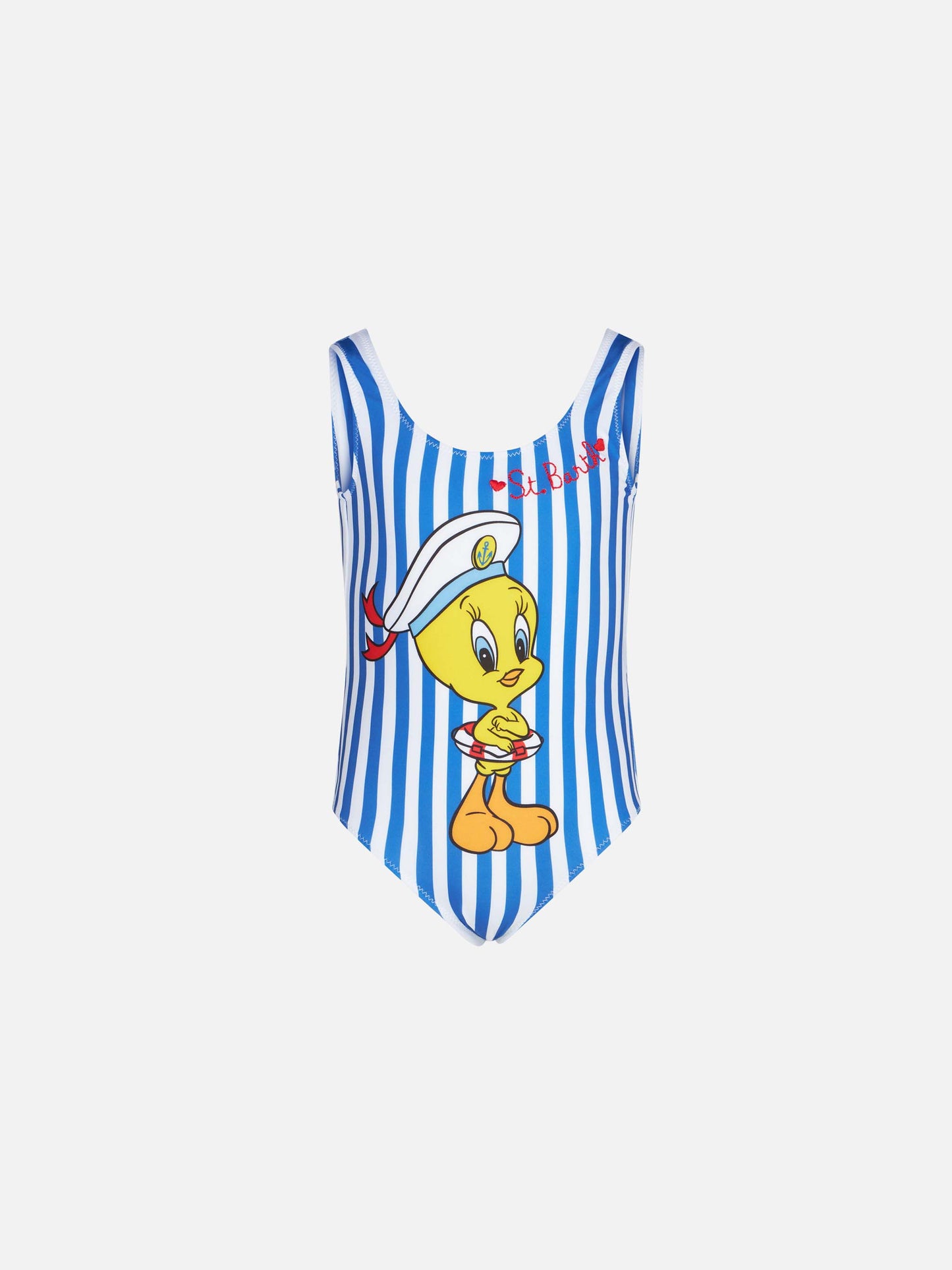 Girl one piece swimsuit with Tweety print | WARNER BROS SPECIAL EDITION - MC2 Saint Barth