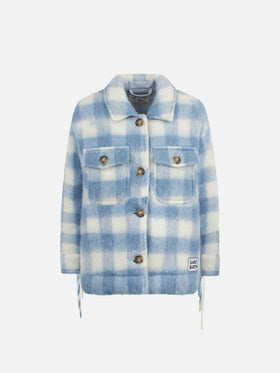 Girl overshirt jacket with fringes - MC2 Saint Barth