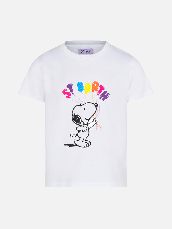 Mc2 Saint Barth T-shirt da bambina stampa Snoopy | Peanuts© Edizione Speciale