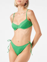 Bikini da donna a bralette verde