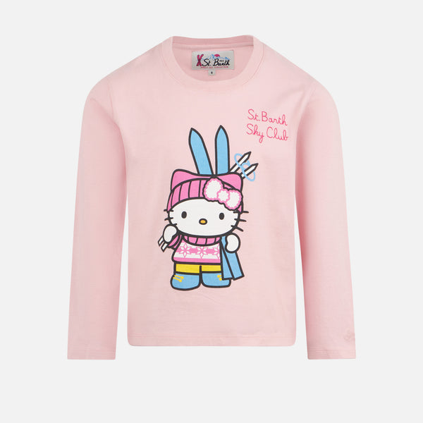 Mädchen-T-Shirt aus schwerer Baumwolle mit Hello Kitty-Aufdruck | HELLO KITTY SONDEREDITION