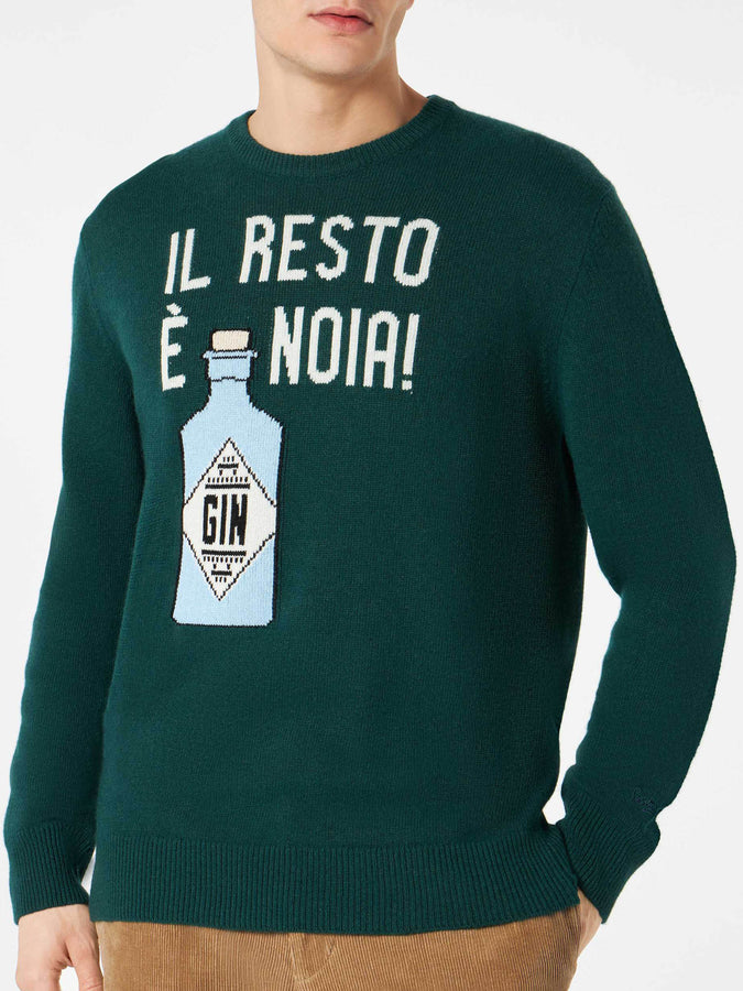 Mc2 Saint Barth Maglia da uomo con stampa Il Resto è Noia