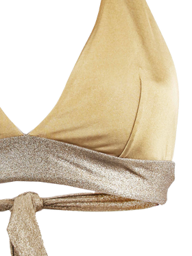 Gold bralette bikini - MC2 Saint Barth