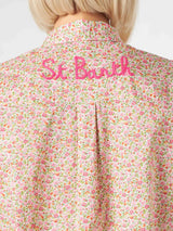Damen Brigitte Baumwollhemd mit Blumenprint | Hergestellt aus Liberty-Stoff