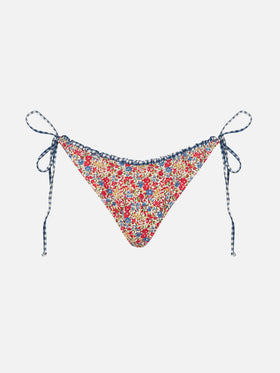 Woman swim briefs with Liberty print | Made with Liberty fabric - MC2 Saint Barth