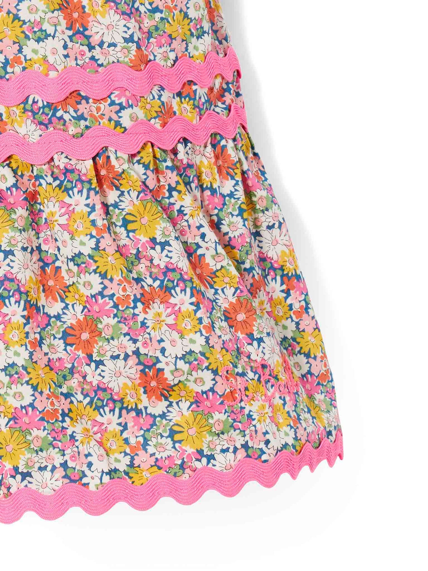Girl dress with Liberty flower print | Made with Liberty fabric - MC2 Saint Barth
