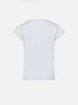 Baumwoll-T-Shirt für Mädchen mit Tasche
