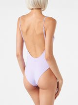 Lilac one piece swimsuit