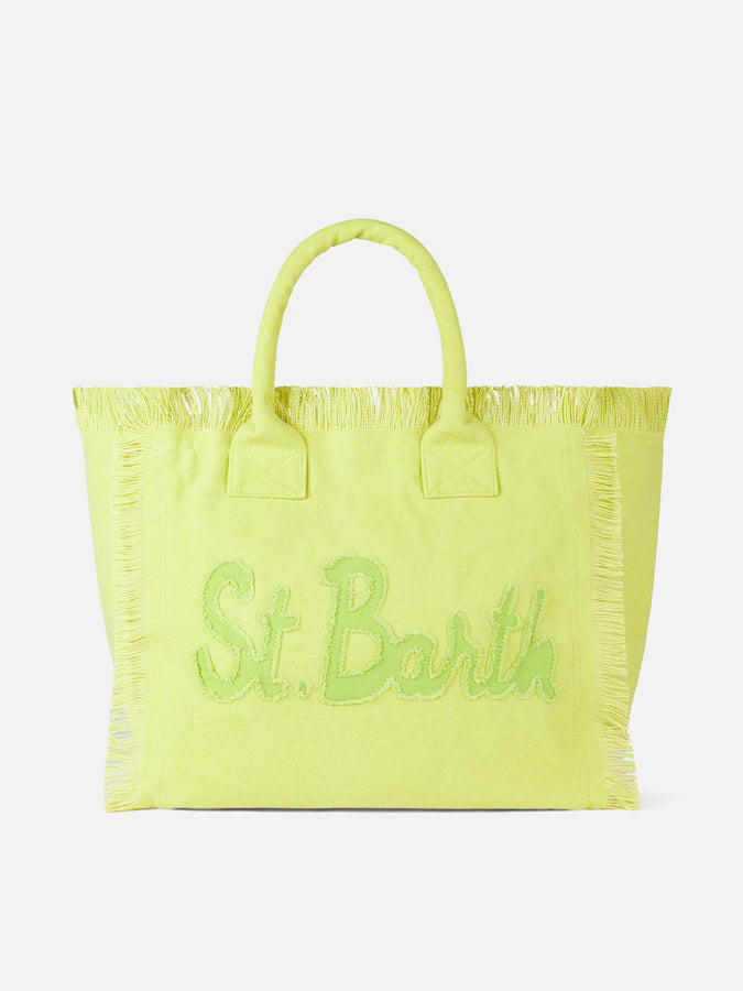 Mc2 Saint Barth Borsa a spalla Vanity in tela verde chiaro